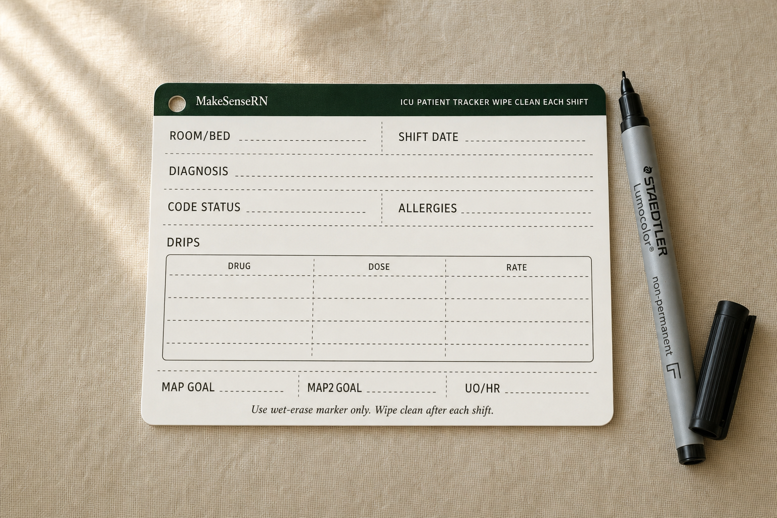 ICU Critical Card Set (PRESALE)