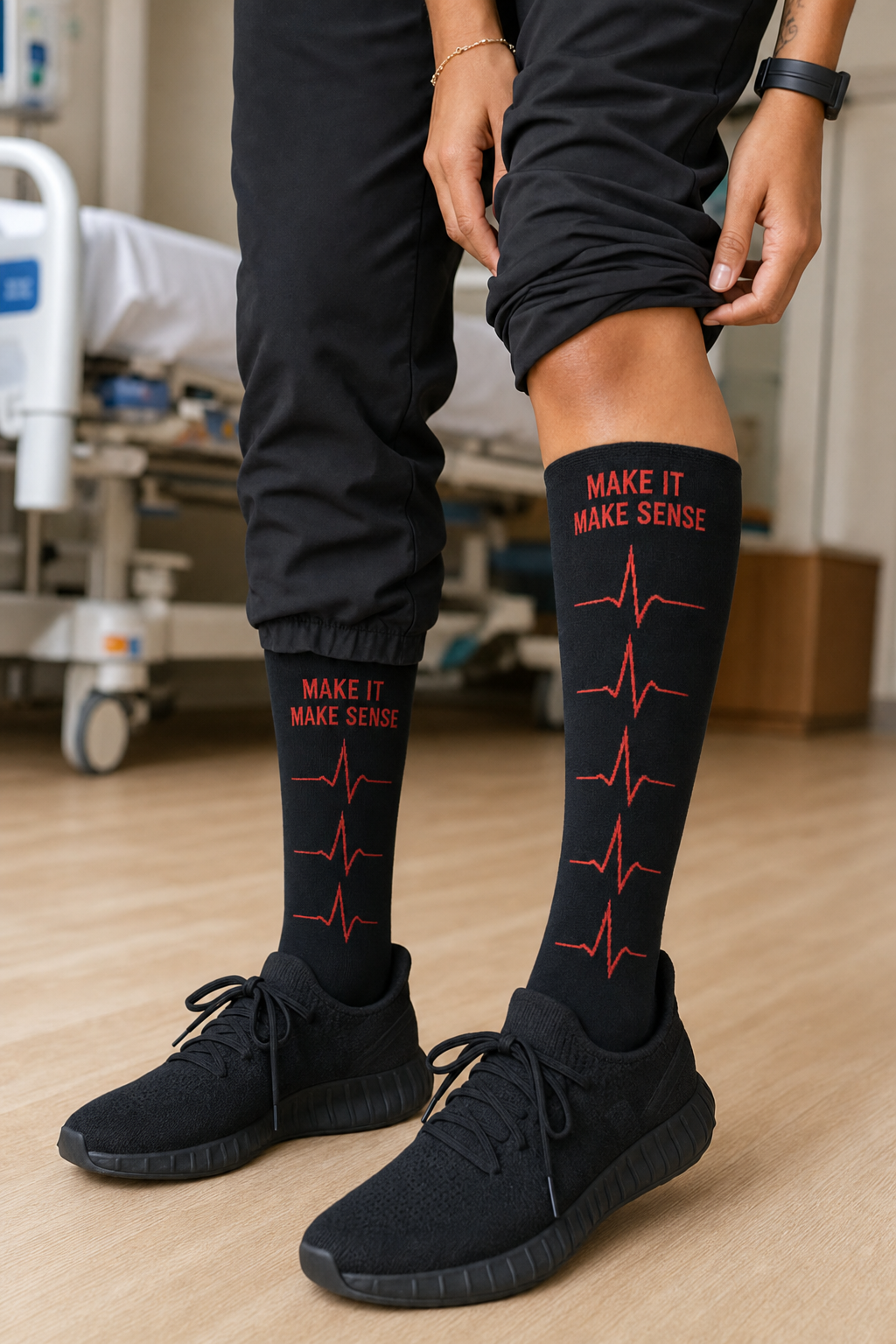 "Make It Make Sense" Compression Socks