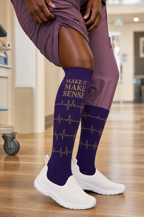 "Make It Make Sense" Compression Socks