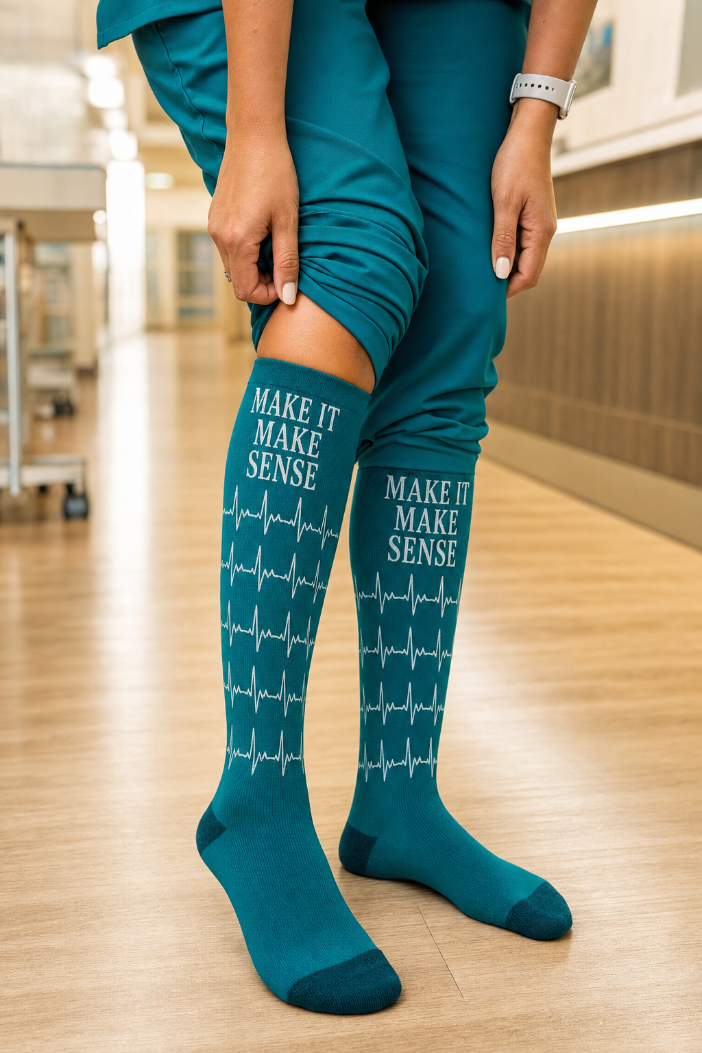 "Make It Make Sense" Compression Socks