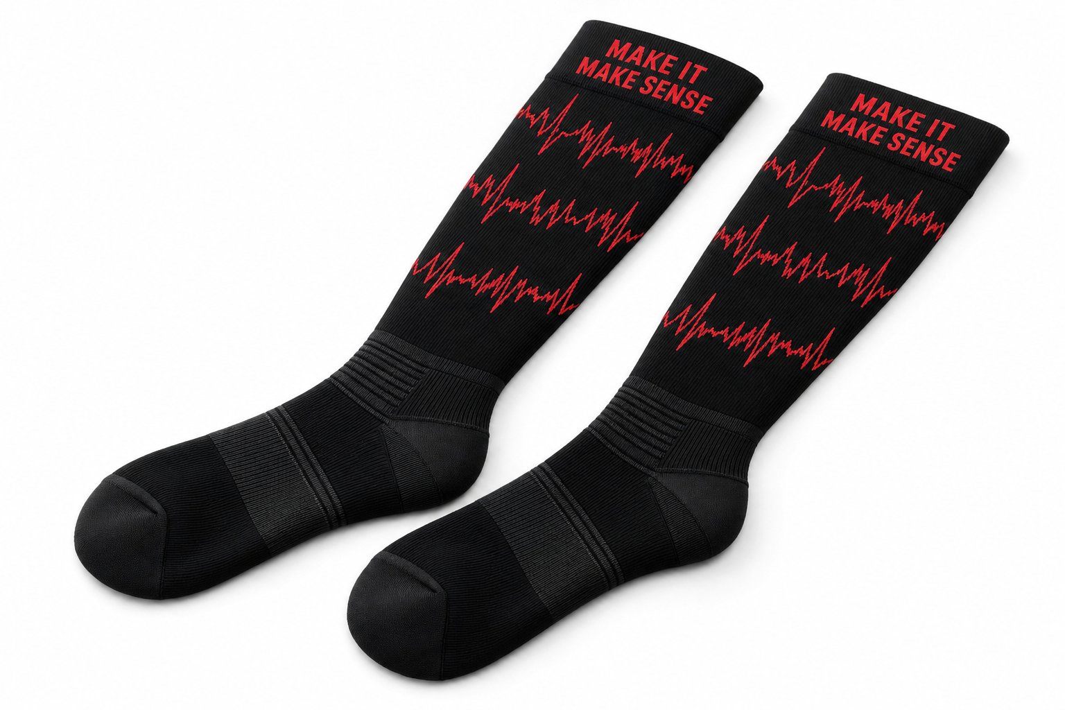 "Make It Make Sense" Compression Socks