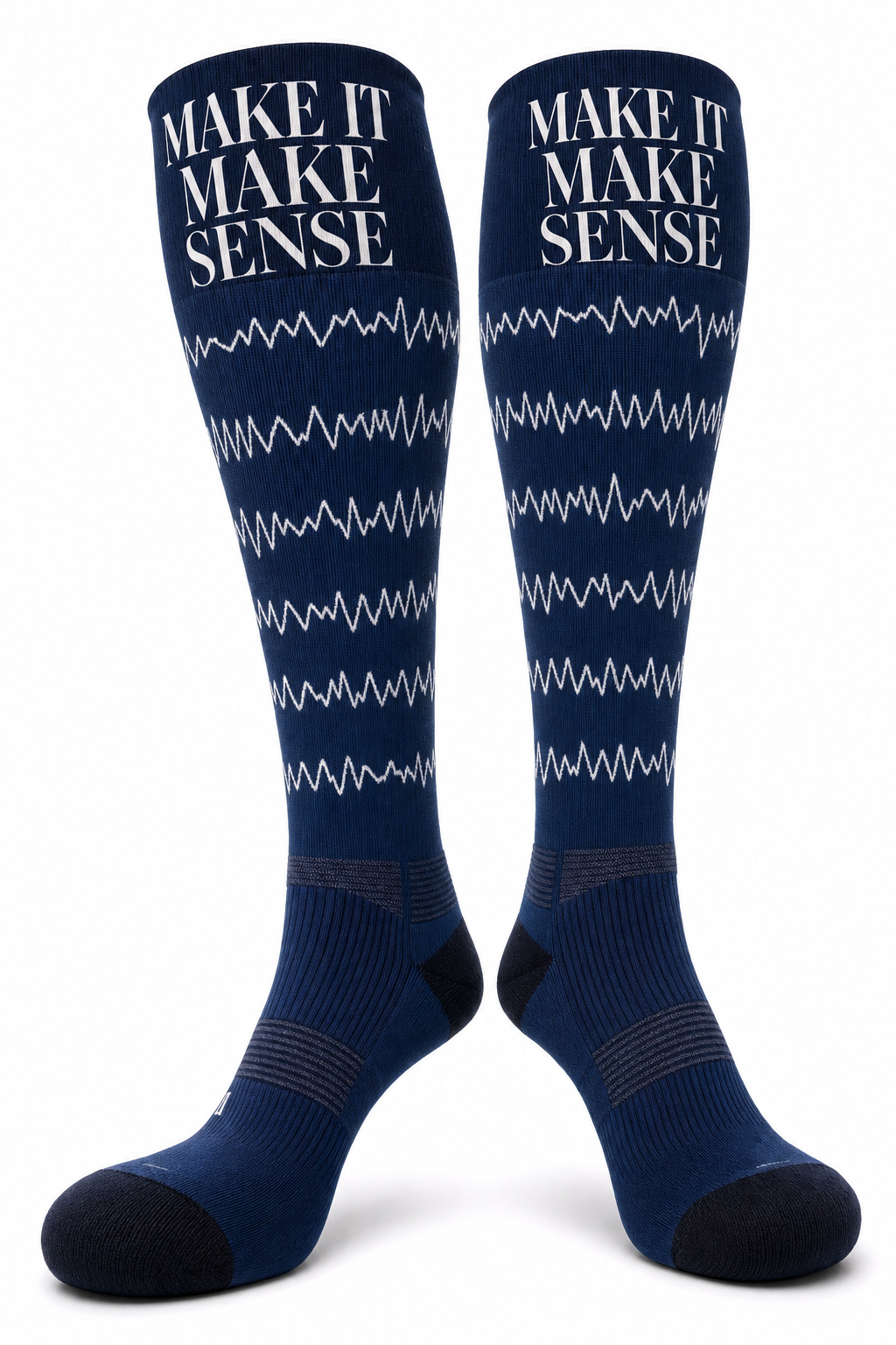 "Make It Make Sense" Compression Socks
