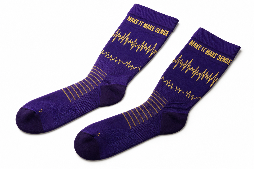 "Make It Make Sense" Compression Socks